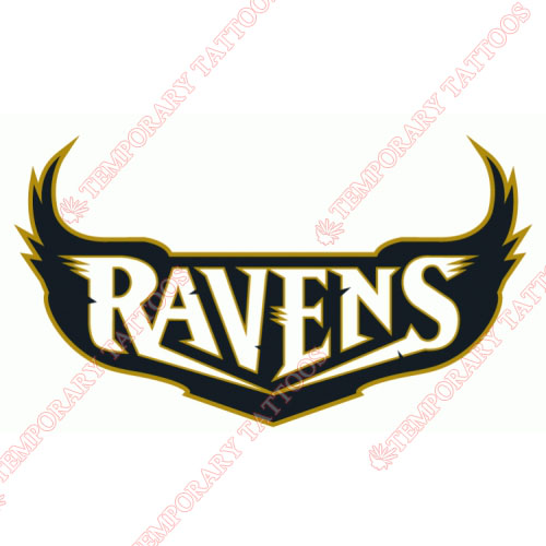 Baltimore Ravens Customize Temporary Tattoos Stickers NO.417
